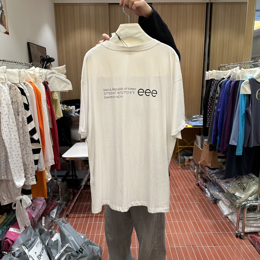 EEE韓國代購女裝新品職業熱賣人氣時尚26春夏休閑推薦T恤EEET恤