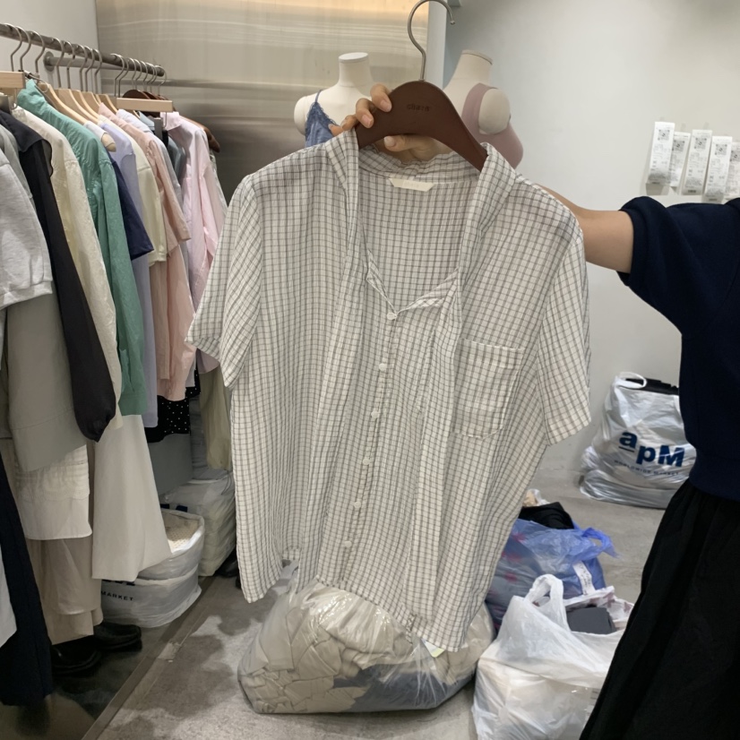 CHAE韓國直郵實拍女士新款26春夏職業人氣休閑襯衫蕾絲衫CHAE襯衫/蕾絲衫圖色2