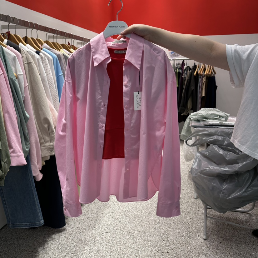 ATPZ韓國東大門直郵女士新品職業26春夏襯衫蕾絲衫不含項鏈ATTENTION PLEAES襯衫/蕾絲衫圖色2