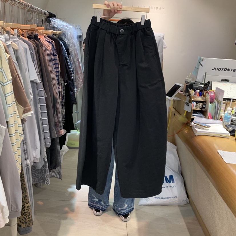 BLACKFRIDAY韓國東大門代購女士新品休閑熱賣推薦26春夏休閑褲BLACK FRIDAY休閑褲圖色2