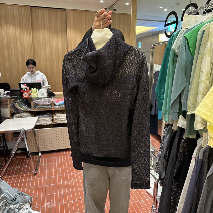 EEE韓國直郵女裝新款休閑職業熱賣推薦襯衫蕾絲衫拉鏈連帽衫EEE襯衫/蕾絲衫