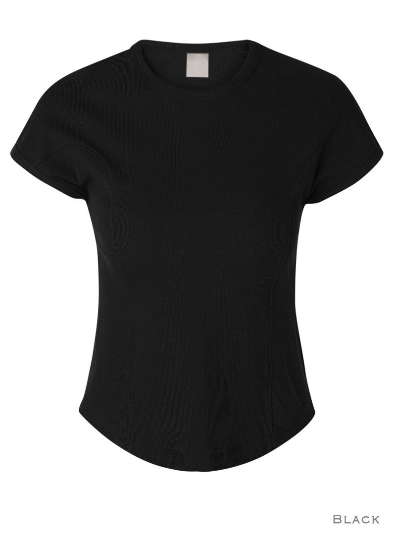 GLOW AND NYMPH韓國直郵實拍女裝新款熱賣26春夏休閑T恤GLOW AND NYMPHT恤圖色3黑色