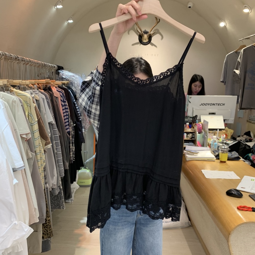 BLACKFRIDAY韓國代購女裝新品時尚26春夏熱賣人氣吊帶背心BLACK FRIDAY吊帶/背心圖色1