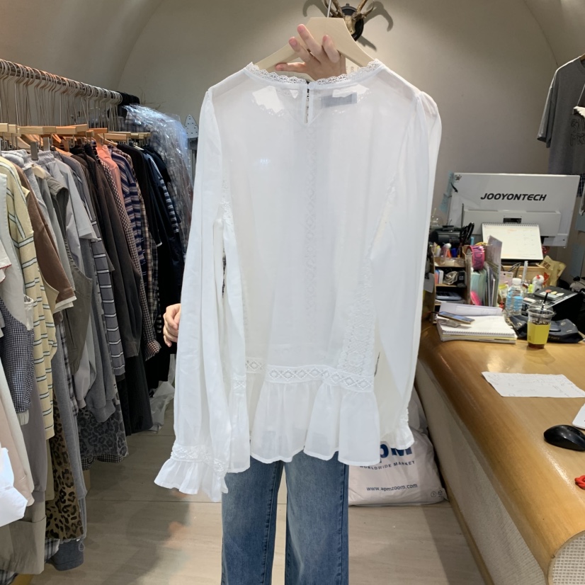 BLACKFRIDAY韓國直郵女士新款26春夏人氣推薦時尚襯衫蕾絲衫BLACK FRIDAY襯衫/蕾絲衫