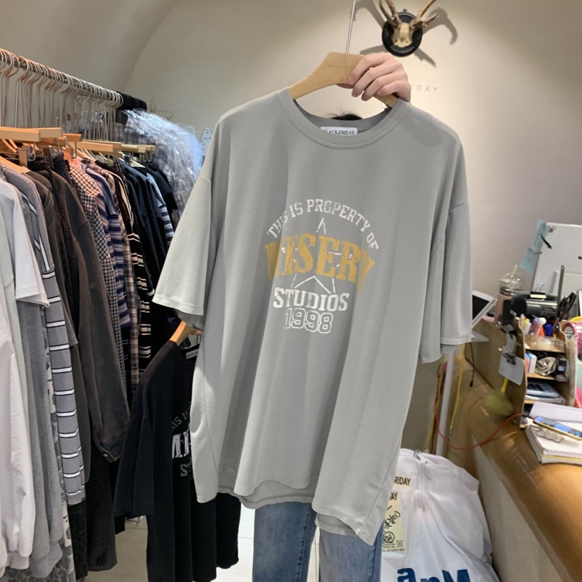 BLACKFRIDAY韓國直郵實拍女裝新款職業26春夏休閑人氣T恤BLACK FRIDAYT恤圖色2