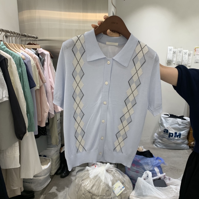 CHAE韓國東大門直郵女裝新品休閑職業26春夏推薦人氣針織衫CHAE針織衫圖色2