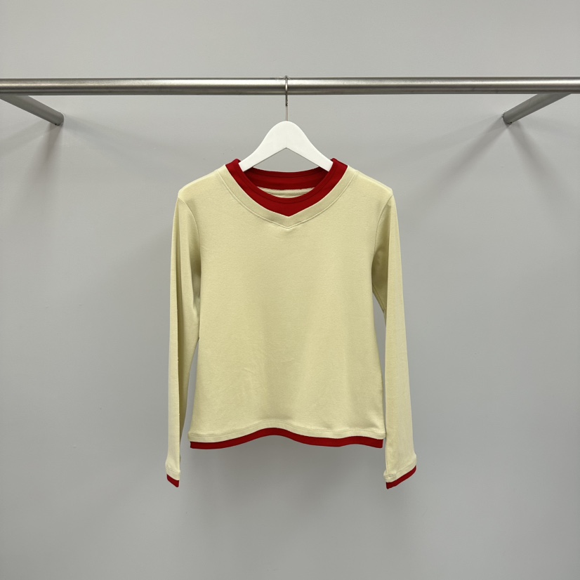 WATER/RIVER韓國代購女士新品休閑26春夏人氣時尚長袖T恤WATER/RIVER長袖T恤圖色2