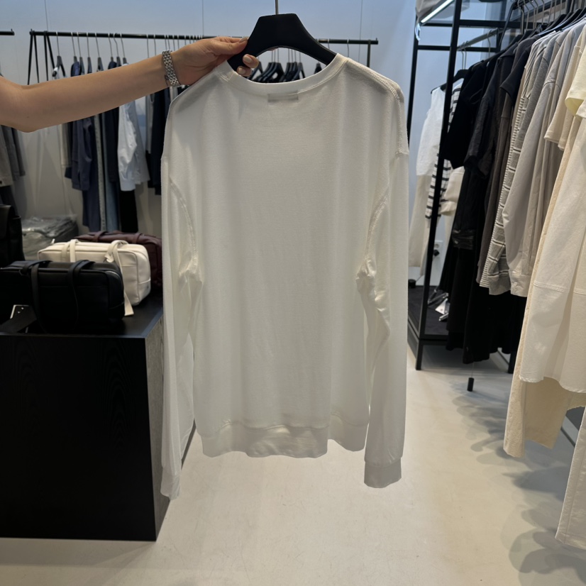 OSOO韓國直郵女士新品休閑熱賣職業26春夏時尚推薦長袖T恤OSOO長袖T恤