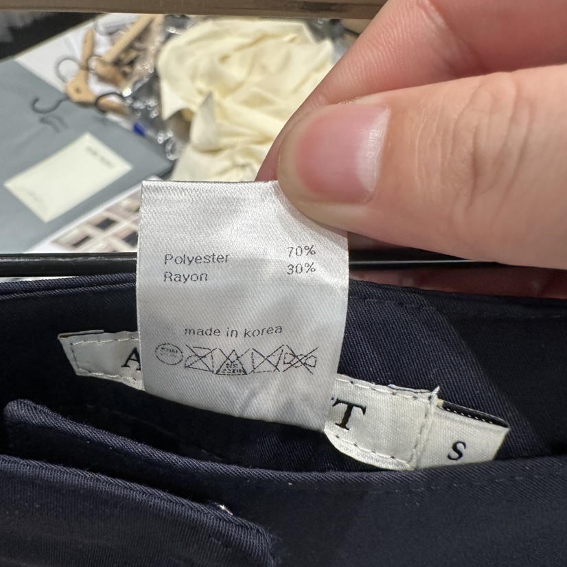 aube nunt韓國直郵實拍女裝新品時尚推薦休閑職業休閑褲aube nunt休閑褲