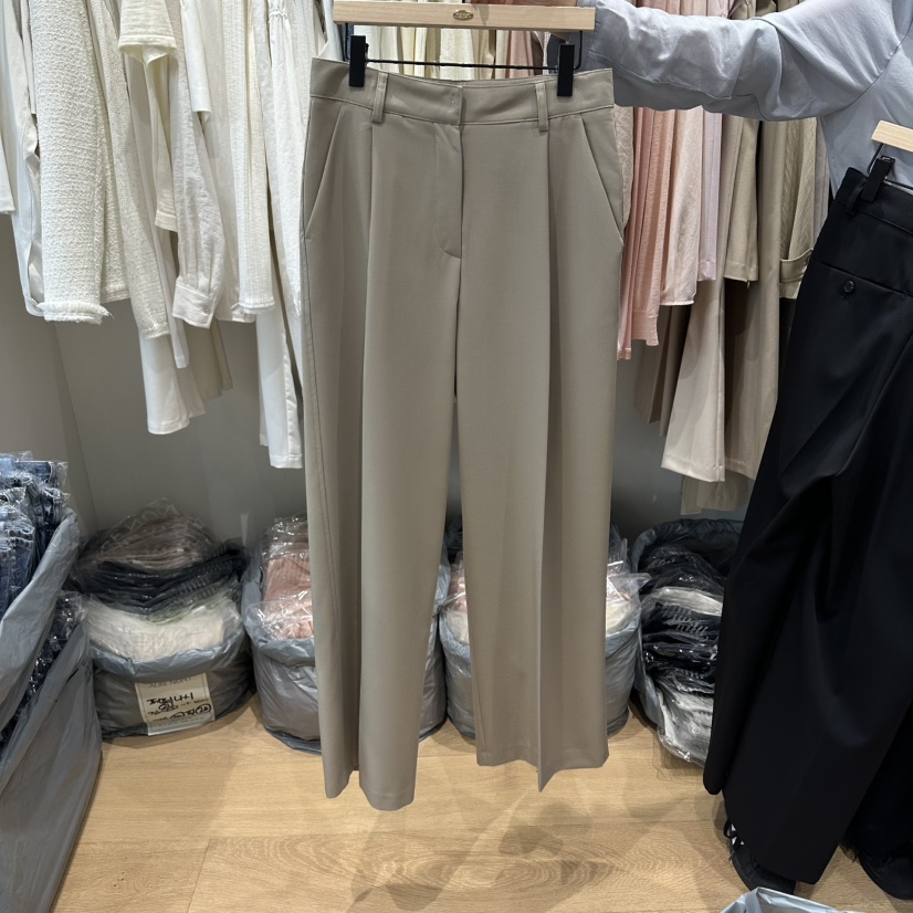 aube nunt韓國直郵實拍女裝新品時尚推薦休閑職業休閑褲aube nunt休閑褲圖色1