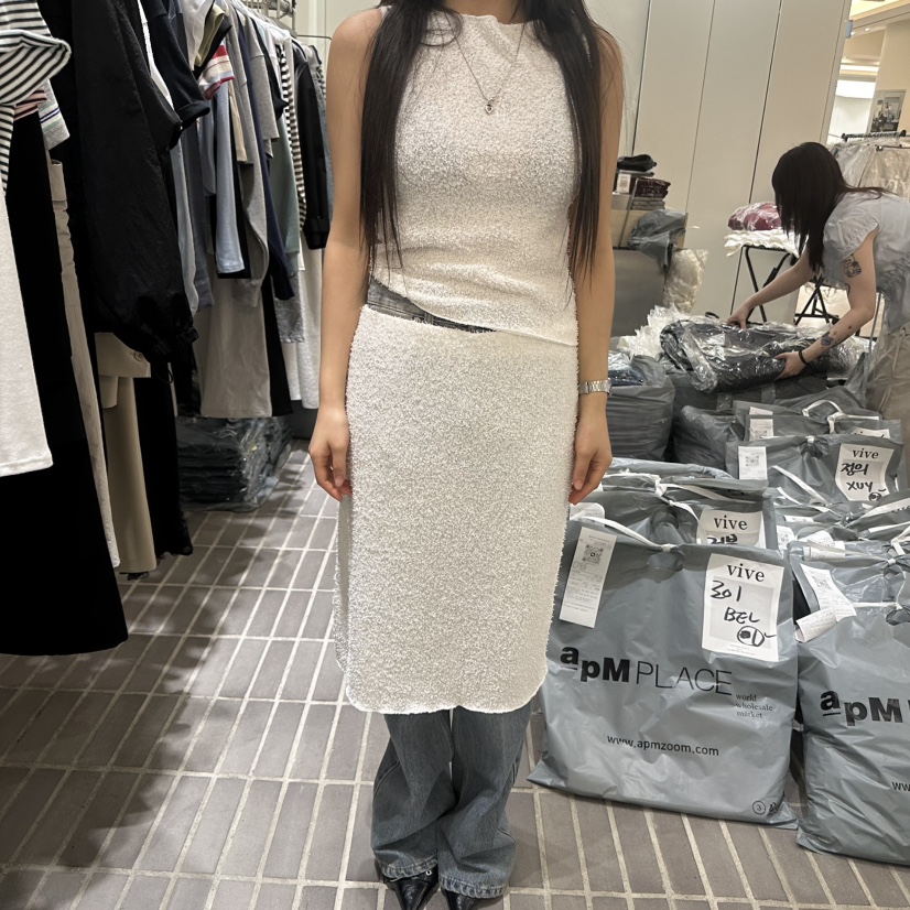 VIVE韓國東大門代購女裝新款26春夏職業人氣半身裙中短裙VIVE半身裙/中短裙