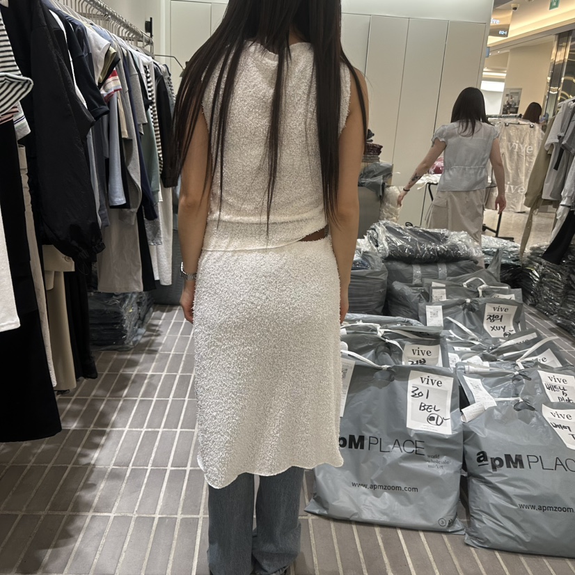 VIVE韓國東大門代購女裝新款26春夏職業人氣半身裙中短裙VIVE半身裙/中短裙