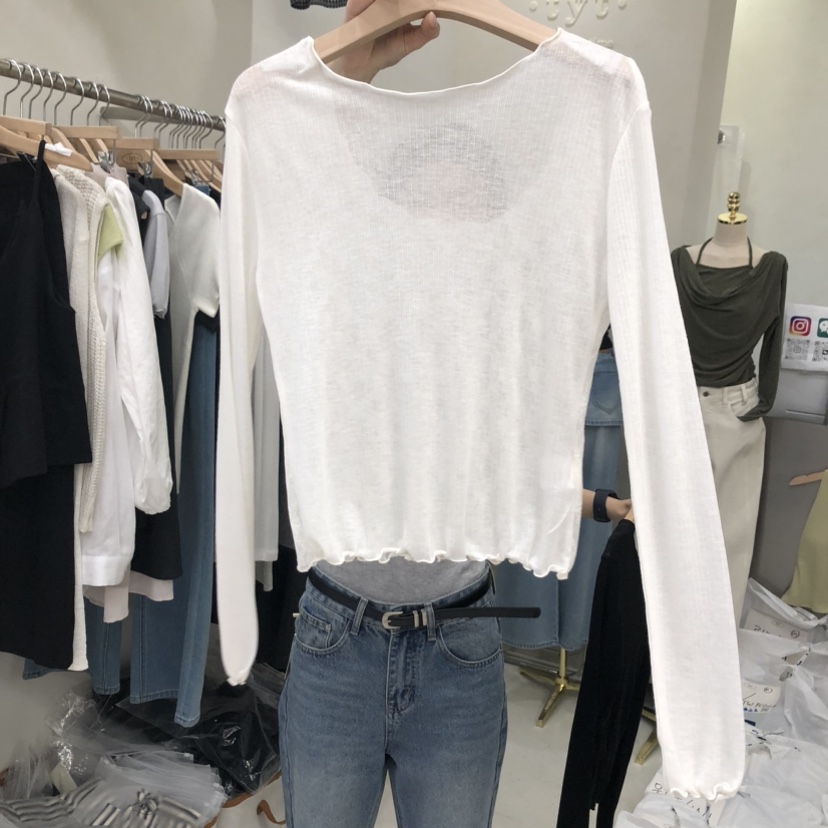 TAKE YOUE TIME韓國直郵女士新款人氣職業熱賣長袖T恤蕾絲TAKE YOUE TIME長袖T恤