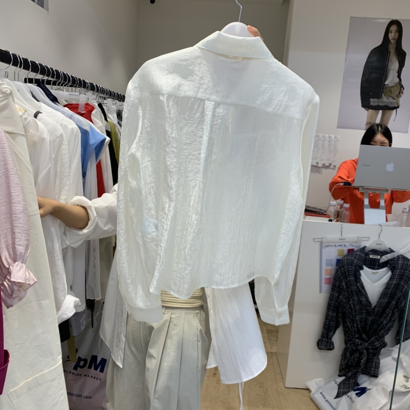 RUMIRU/AWEAR韓國直郵女裝新品推薦人氣熱賣休閑襯衫蕾絲衫awear/RUMIRU襯衫/蕾絲衫