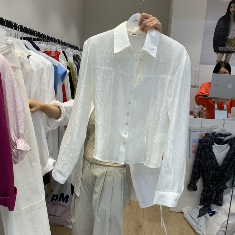 RUMIRU/AWEAR韓國直郵女裝新品推薦人氣熱賣休閑襯衫蕾絲衫awear/RUMIRU襯衫/蕾絲衫圖色1