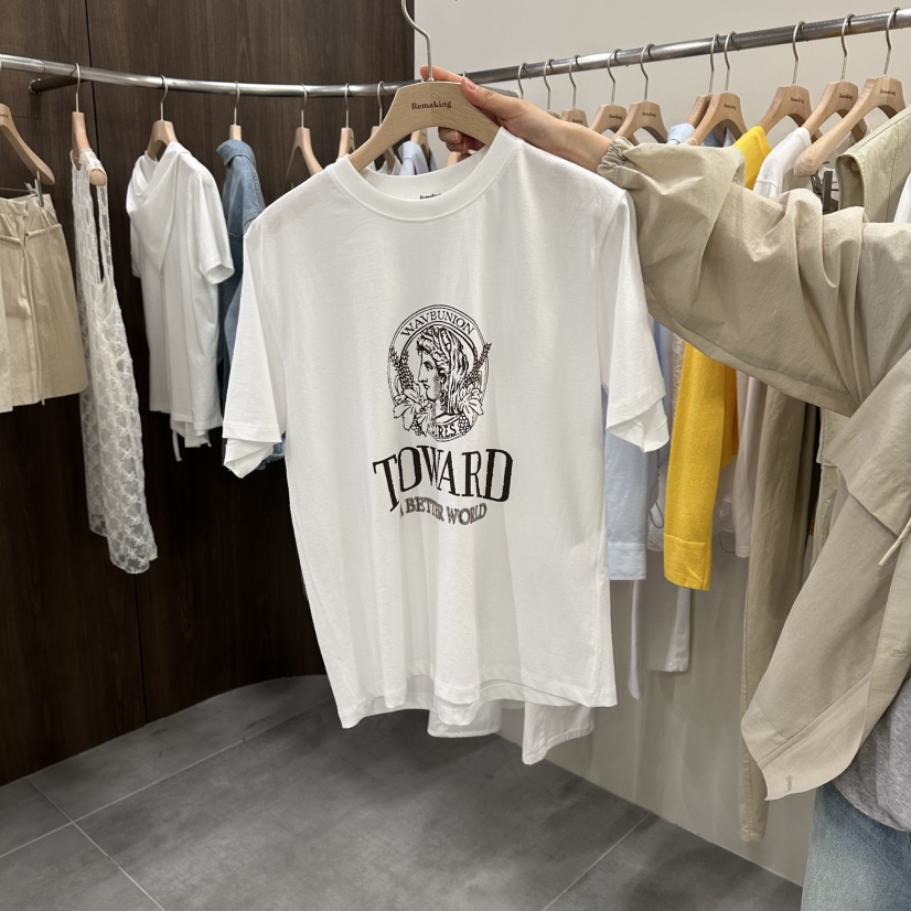 URBANSTORY/REMAKING韓國直郵實拍女士新品休閑人氣職業T恤Remaking/URBANSTORYT恤圖色1