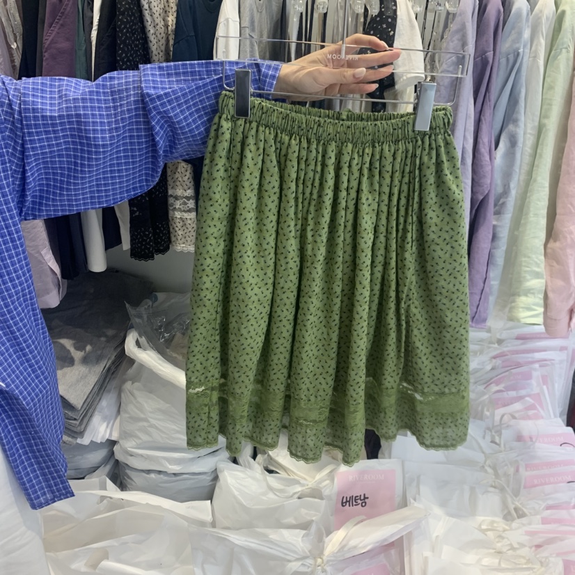 RIVEROOM韓國東大門代購女士新款熱賣休閑人氣半身裙中短裙RIVEROOM半身裙/中短裙