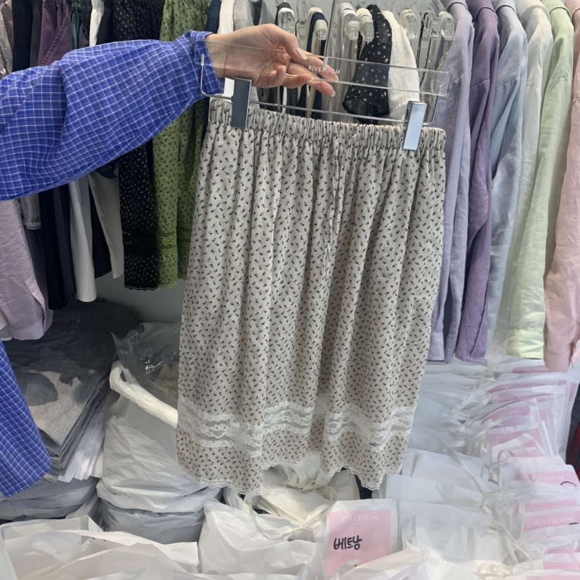 RIVEROOM韓國東大門代購女士新款熱賣休閑人氣半身裙中短裙RIVEROOM半身裙/中短裙圖色2