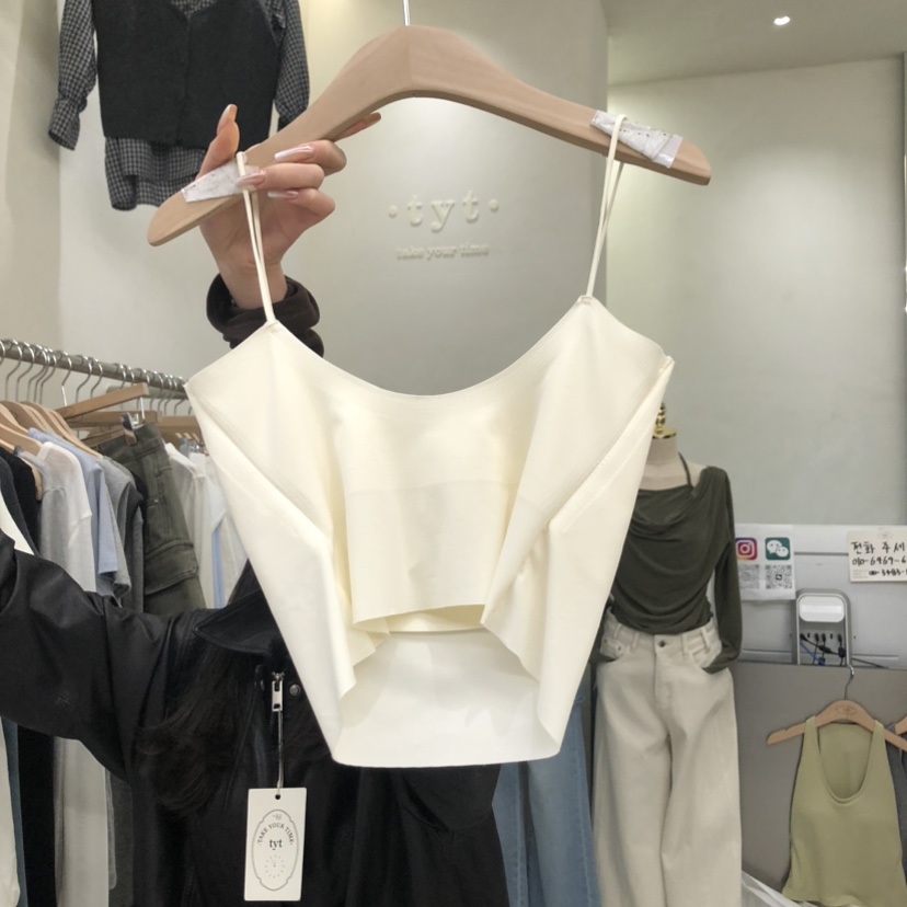 TAKE YOUE TIME韓國代購女士新款26春夏休閑人氣吊帶背心TAKE YOUE TIME吊帶/背心