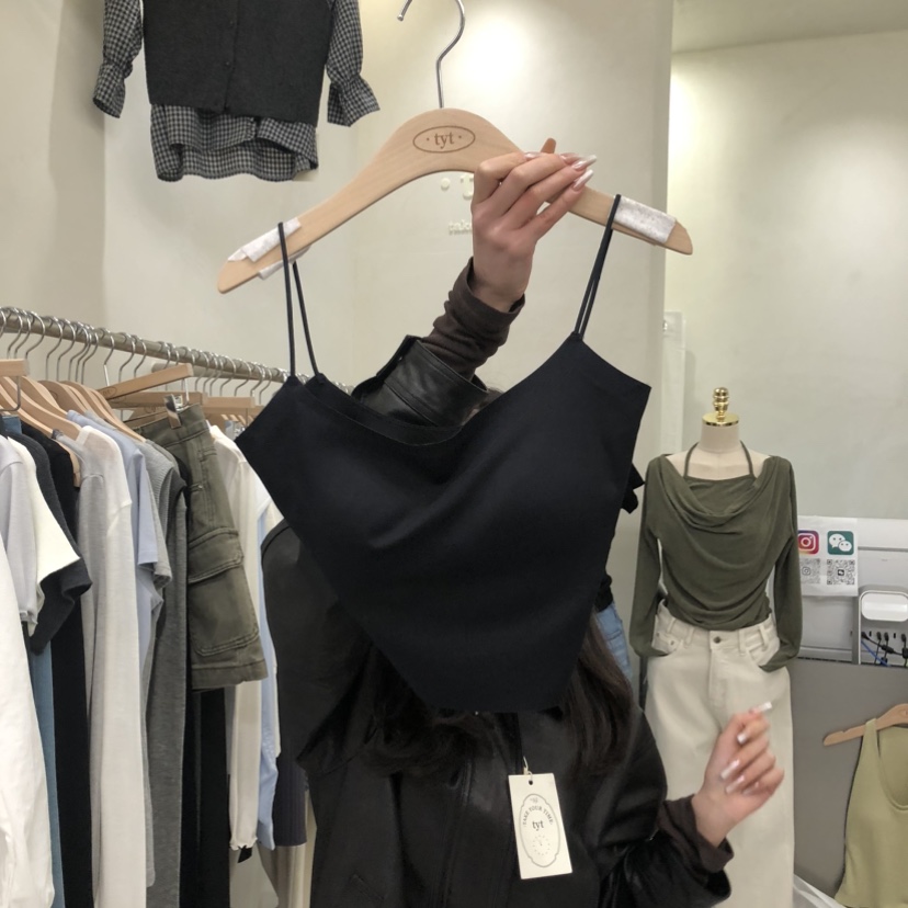 TAKE YOUE TIME韓國代購女士新款26春夏休閑人氣吊帶背心TAKE YOUE TIME吊帶/背心圖色2