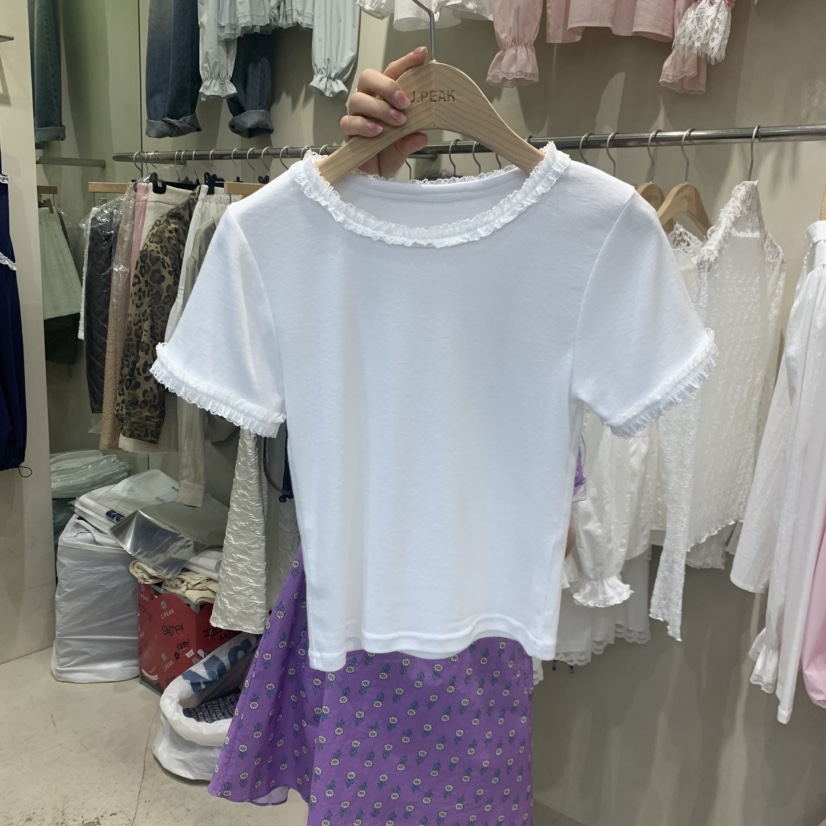 J PEAK/BY FLOW韓國代購女士新款時尚熱賣26春夏休閑T恤J PEAKT恤圖色1