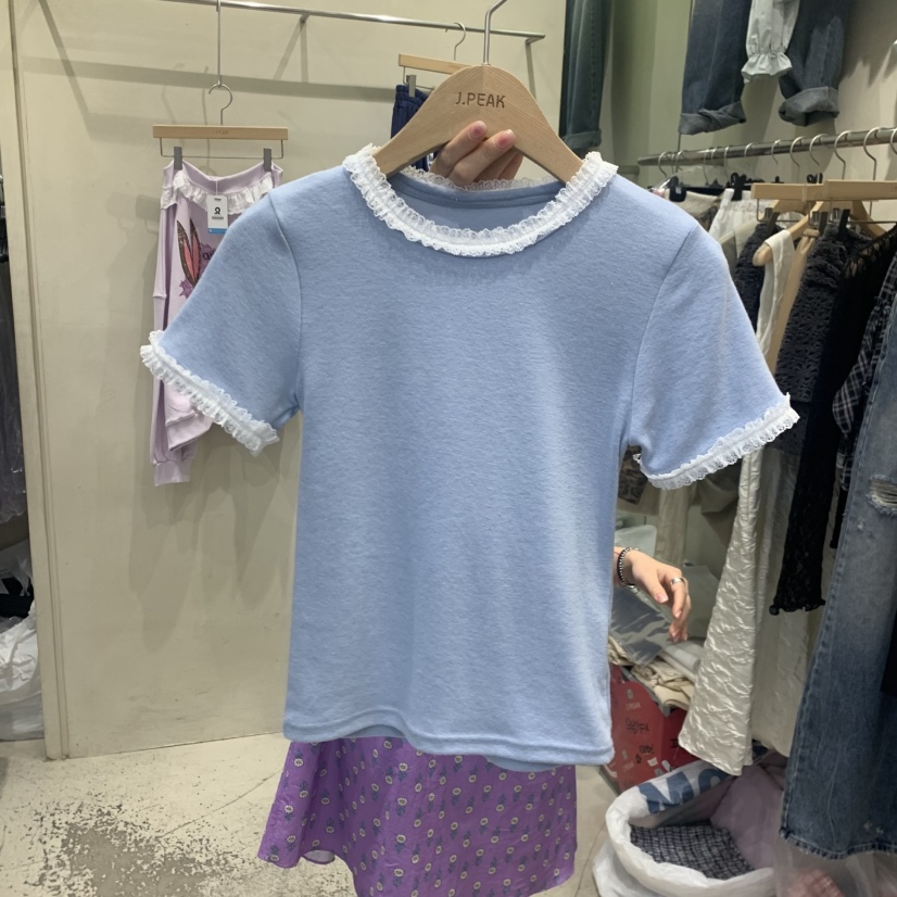 J PEAK/BY FLOW韓國代購女士新款時尚熱賣26春夏休閑T恤J PEAKT恤圖色2