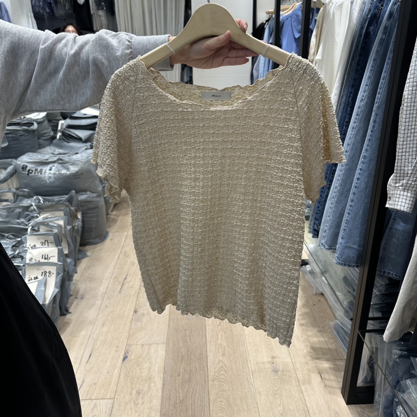 BRUNI/RICOTTA韓國東大門代購女裝新品職業熱賣人氣休閑T恤BRUNI/RICOTTAT恤圖色1