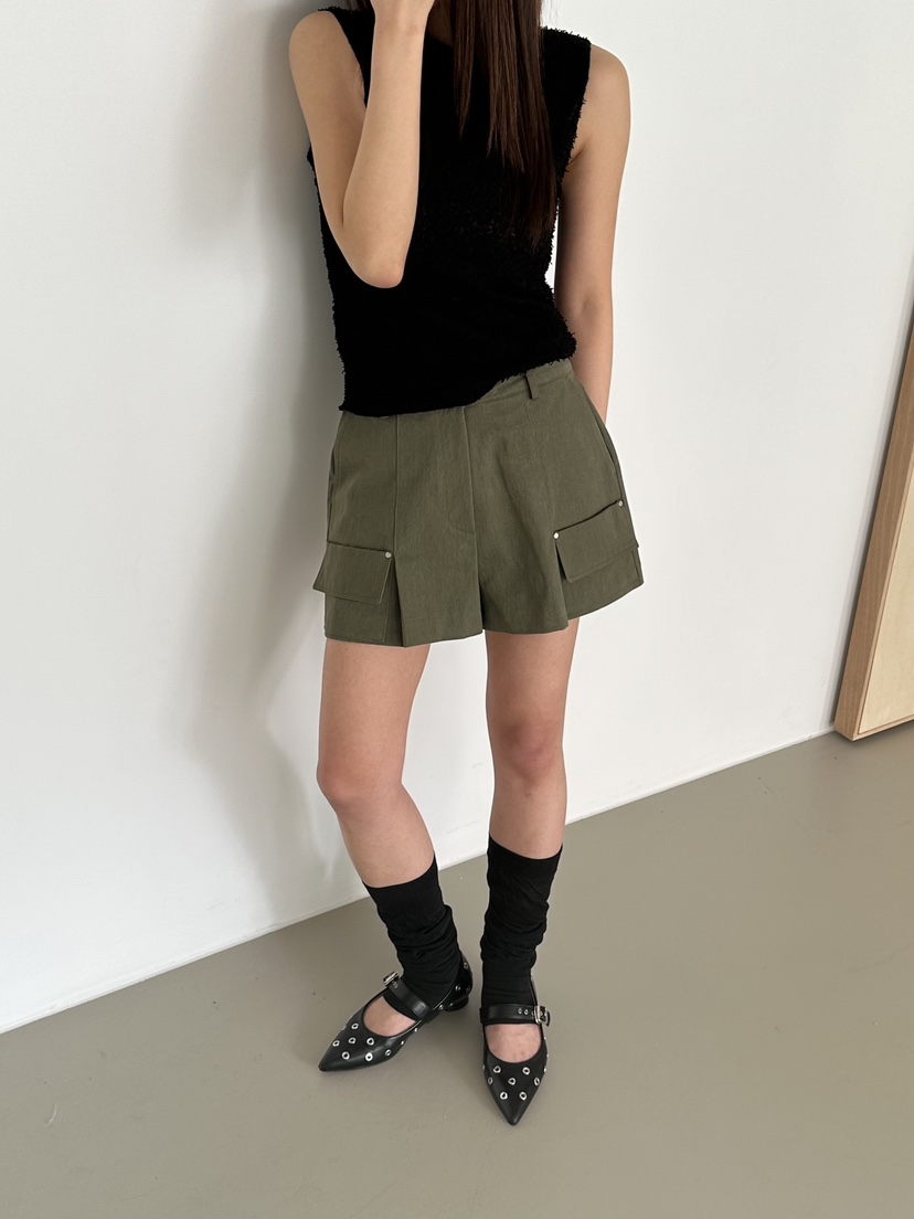 VIVE韓國代購女裝新款時尚推薦職業26春夏熱賣人氣休閑短褲VIVE短褲