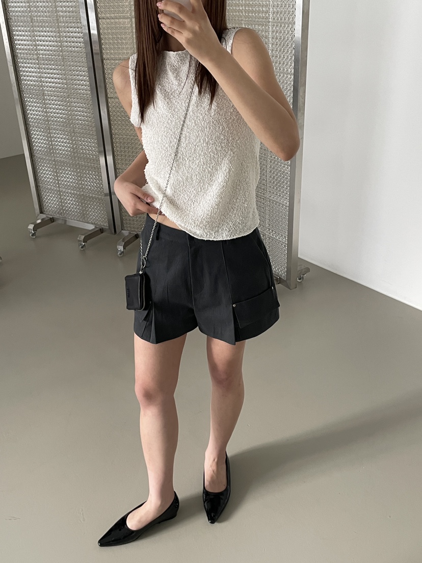 VIVE韓國代購女裝新款時尚推薦職業26春夏熱賣人氣休閑短褲VIVE短褲