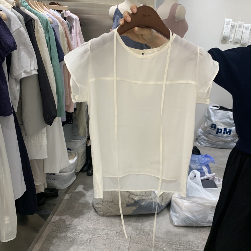 CHAE韓國直郵女士新品休閑人氣熱賣推薦時尚職業襯衫蕾絲衫CHAE襯衫/蕾絲衫圖色3