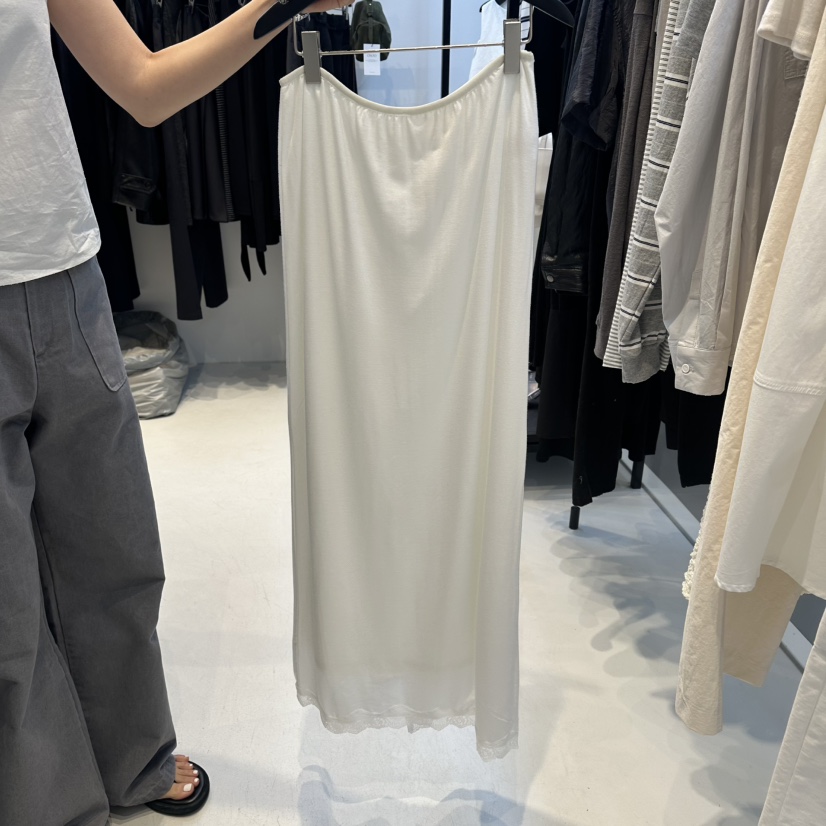 OSOO韓國東大門代購女士新品休閑時尚人氣熱賣推薦長裙蕾絲OSOO長裙圖色1