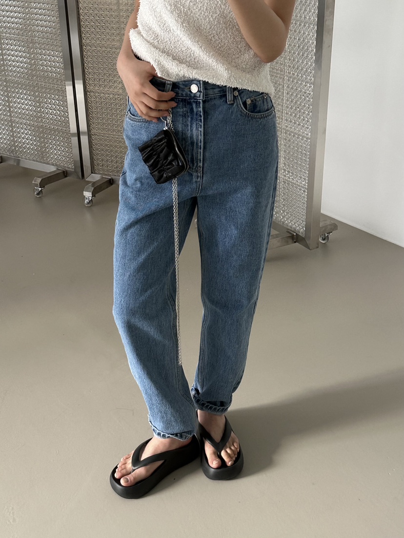 VIVE韓國直郵女裝新款推薦熱賣26春夏職業人氣時尚牛仔褲VIVE牛仔褲