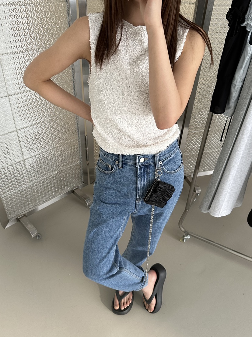 VIVE韓國直郵女裝新款推薦熱賣26春夏職業人氣時尚牛仔褲VIVE牛仔褲