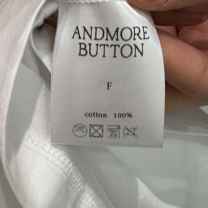 ANDMORE BUTTON韓國代購女裝新款時尚職業推薦熱賣休閑T恤ANDMORE BUTTONT恤