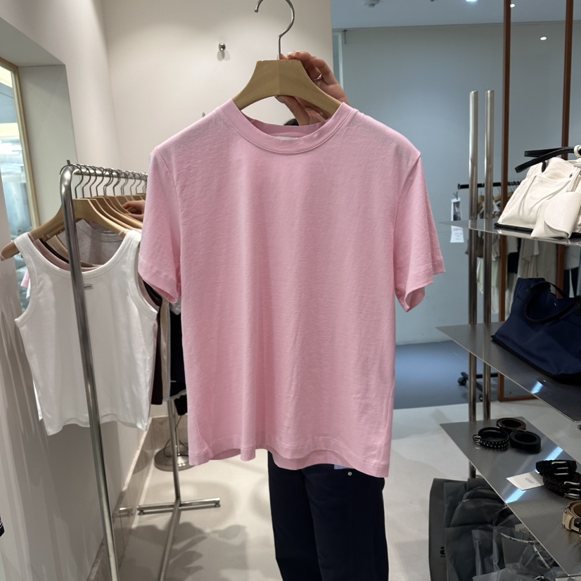 ANDMORE BUTTON韓國代購女裝新款時尚職業推薦熱賣休閑T恤ANDMORE BUTTONT恤圖色1