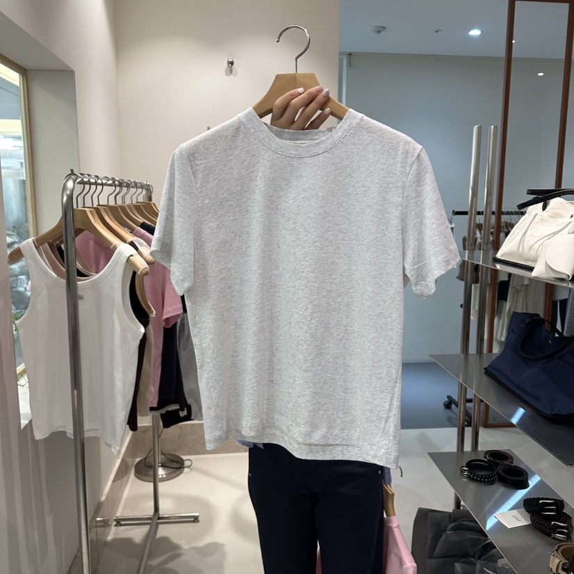 ANDMORE BUTTON韓國代購女裝新款時尚職業推薦熱賣休閑T恤ANDMORE BUTTONT恤圖色2