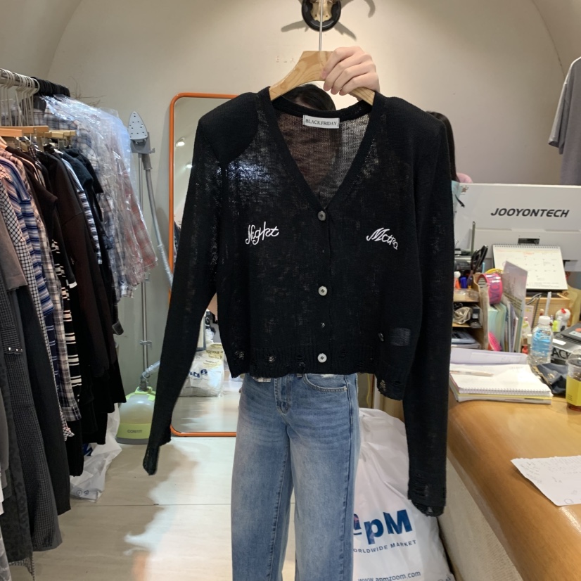 BLACKFRIDAY韓國直郵實拍女裝新款職業推薦人氣時尚針織衫BLACK FRIDAY針織衫圖色3