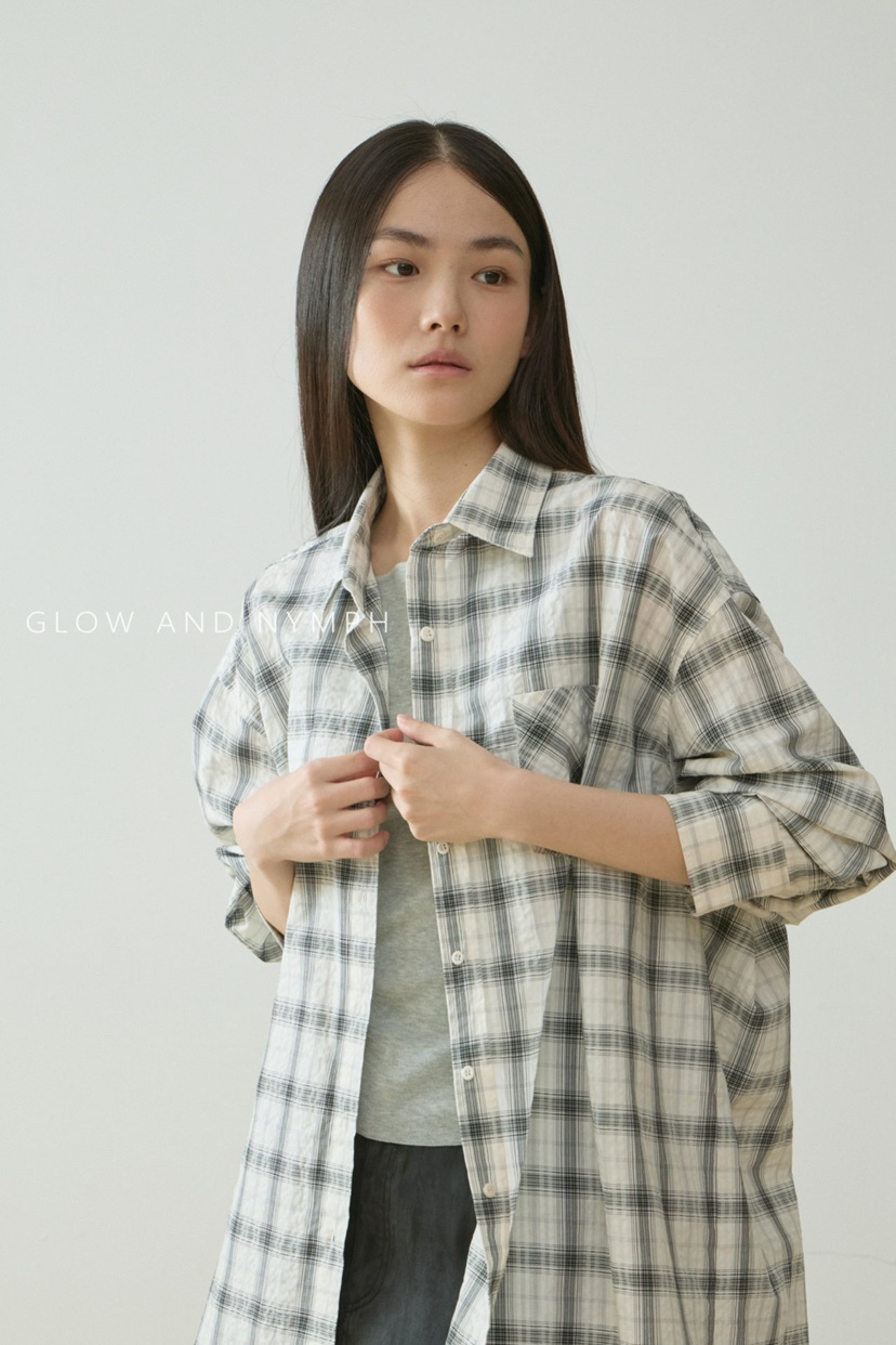 GLOW AND NYMPH韓國直郵女士新品時尚推薦26春夏襯衫蕾絲衫GLOW AND NYMPH襯衫/蕾絲衫