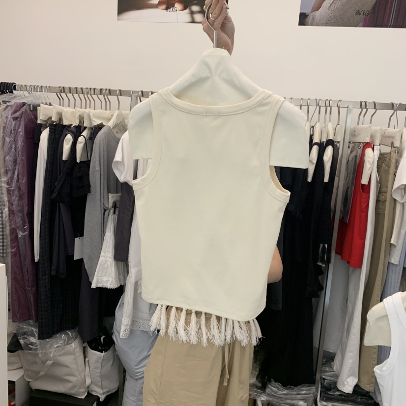 MAG韓國代購女裝新品26春夏人氣休閑吊帶背心不含內搭真絲MAG吊帶/背心