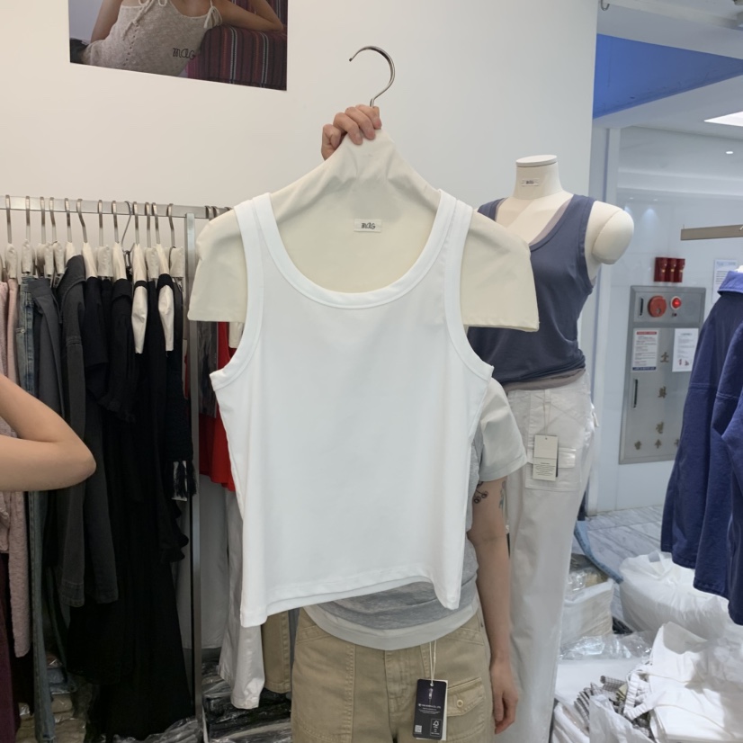 MAG韓國代購女裝新品26春夏人氣休閑吊帶背心不含內搭真絲MAG吊帶/背心圖色2