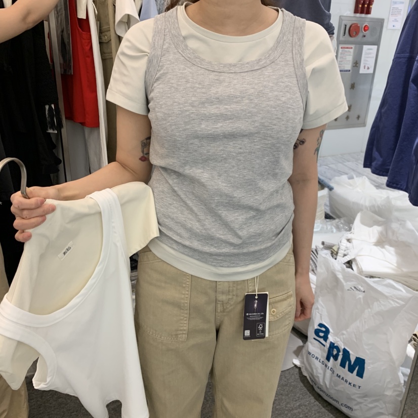 MAG韓國代購女裝新品26春夏人氣休閑吊帶背心不含內搭真絲MAG吊帶/背心圖色3