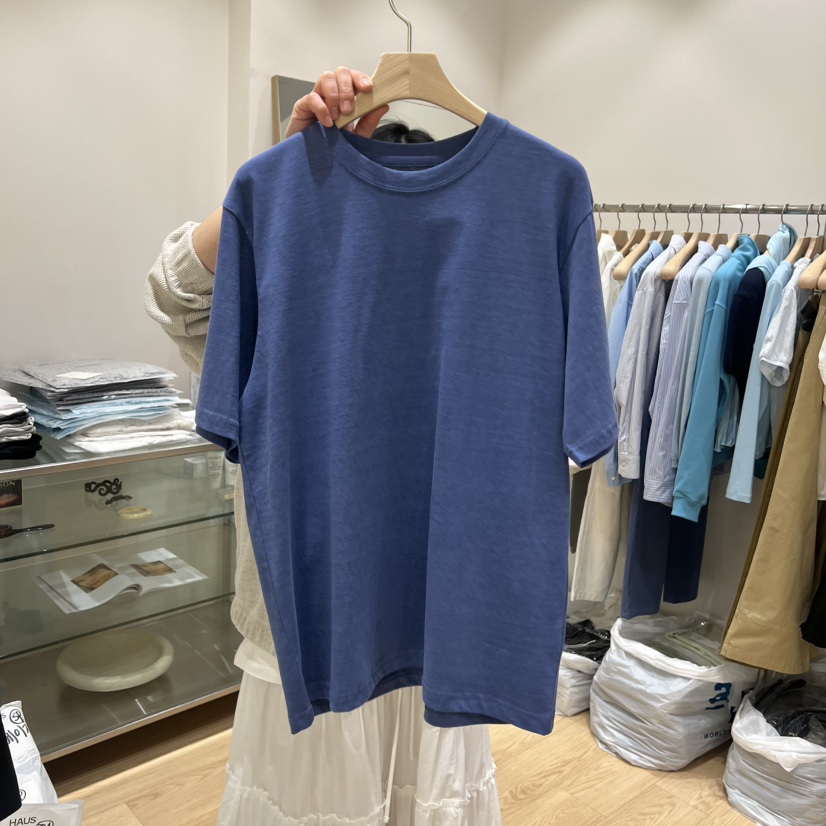HAUS-A韓國直郵實拍女裝新款休閑時尚26春夏熱賣推薦T恤HAUSWOMENT恤圖色1