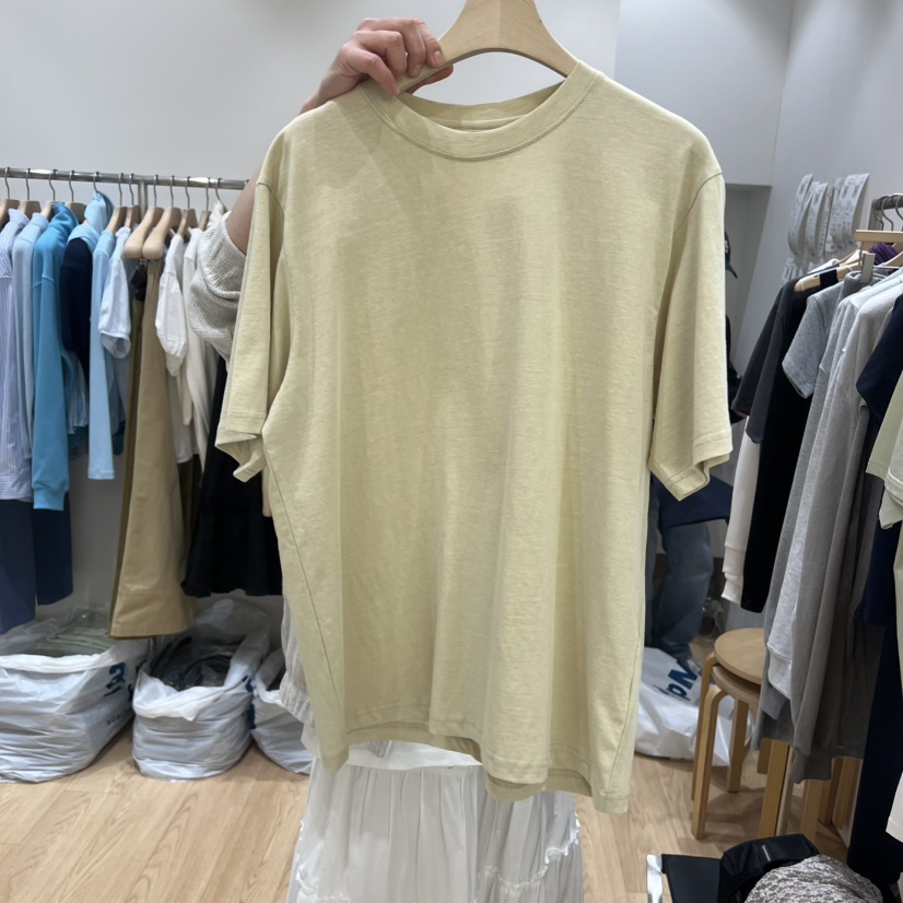 HAUS-A韓國直郵實拍女裝新款休閑時尚26春夏熱賣推薦T恤HAUSWOMENT恤圖色2