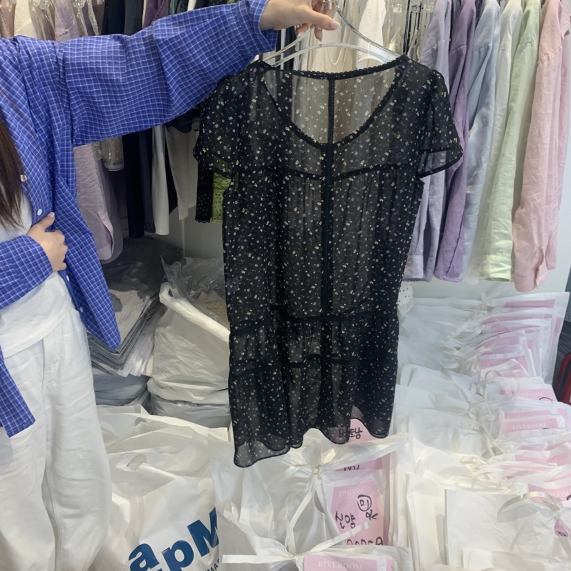 RIVEROOM韓國東大門代購女士新品熱賣人氣26春夏推薦連衣裙RIVEROOM連衣裙