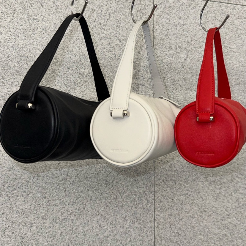 AT THE BAGEL韓國直郵實拍女士新款職業手提包迷你包褶皺AT THE BAGEL手提包