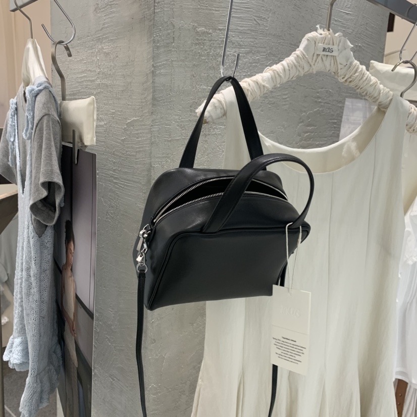 MAG韓國代購女裝新品人氣熱賣推薦休閑單肩斜跨包迷你包羊皮MAG單肩/斜跨包圖色1