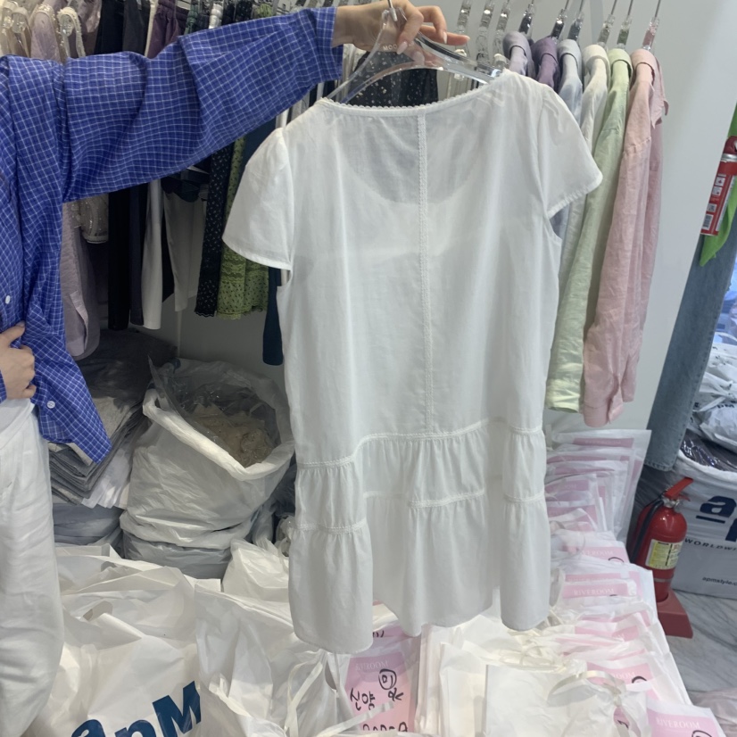 RIVEROOM韓國代購女士新品休閑職業26春夏時尚熱賣連衣裙RIVEROOM連衣裙