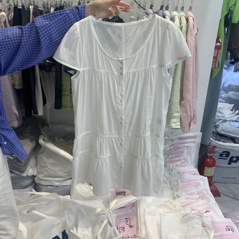 RIVEROOM韓國代購女士新品休閑職業26春夏時尚熱賣連衣裙RIVEROOM連衣裙圖色1