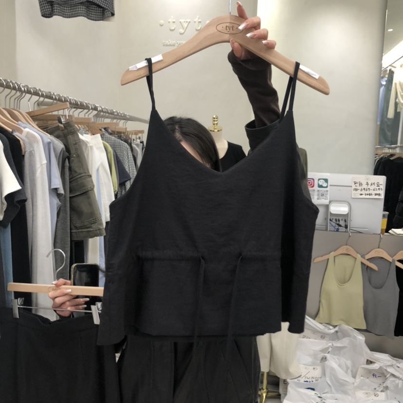 TAKE YOUE TIME韓國直郵女士新款人氣推薦職業吊帶背心TAKE YOUE TIME吊帶/背心圖色2