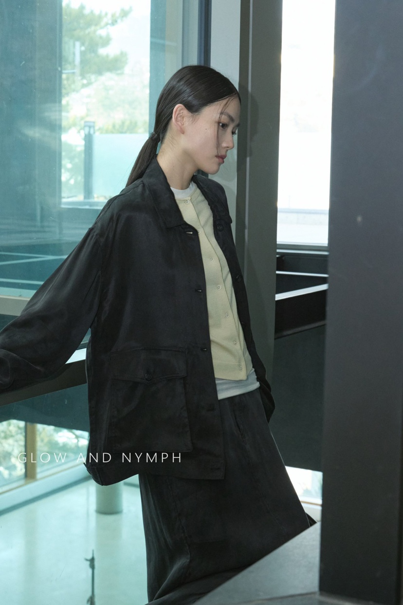 GLOW AND NYMPH韓國代購女士新品26春夏人氣半身裙中短裙GLOW AND NYMPH半身裙/中短裙